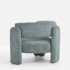 Fotel wypoczynkowy MAFELE szaroniebieski