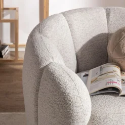 Fotel wypoczynkowy MANUL jasnoszary