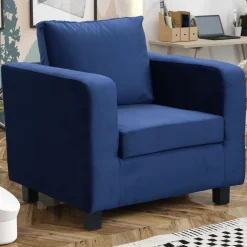 Fotel wypoczynkowy MINI MAX I granatowy