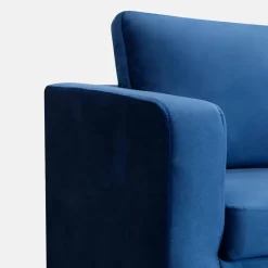 Fotel wypoczynkowy MINI MAX I granatowy