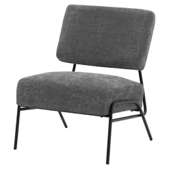 Fotel wypoczynkowy szary MANCIA