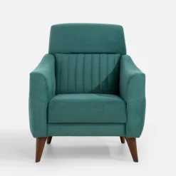 Fotel wypoczynkowy turkusowy TRUVA