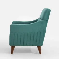 Fotel wypoczynkowy turkusowy TRUVA