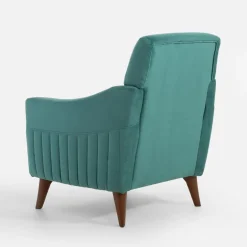 Fotel wypoczynkowy turkusowy TRUVA