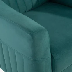 Fotel wypoczynkowy turkusowy TRUVA