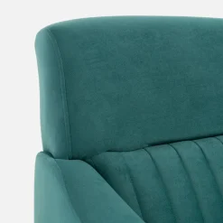 Fotel wypoczynkowy turkusowy TRUVA