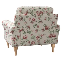 Fotel wypoczynkowy w róże ROSE
