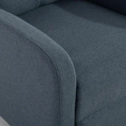 Fotel wypoczynkowy z funkcją relaks niebieski KATINIO