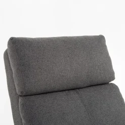 Fotel wypoczynkowy z funkcją relaksu ciemnoszary KATINIO