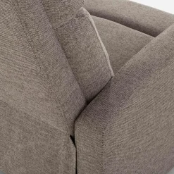 Fotel wypoczynkowy z funkcją relaks KANO jasnobrązowy