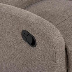 Fotel wypoczynkowy z funkcją relaks KANO jasnobrązowy