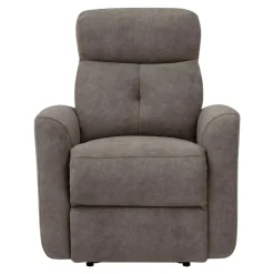 Fotel z funkcją relaks brązowy MILA