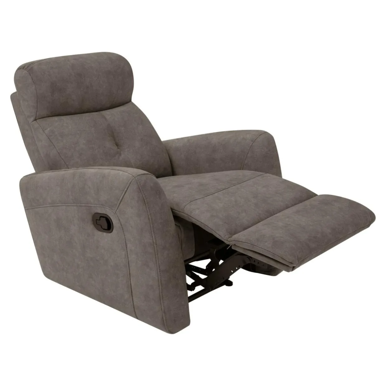 Fotel z funkcją relaks brązowy MILA