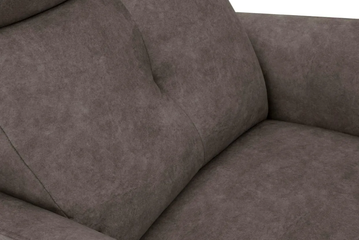 Fotel z funkcją relaks brązowy MILA