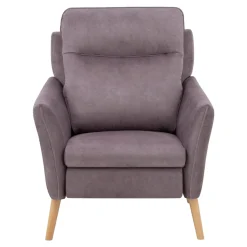 Fotel z funkcją relaks fioletowy NORD