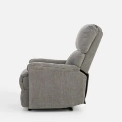 Fotel z funkcją relaks jasnoszary ZINII