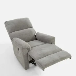 Fotel z funkcją relaks jasnoszary ZINII