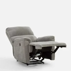Fotel z funkcją relaks jasnoszary ZINII