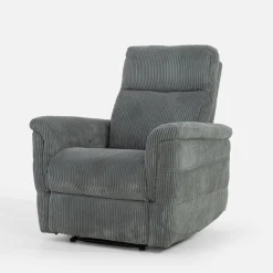 Fotel z funkcją relaks sztruksowy ZALI