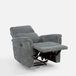Fotel z funkcją relaks sztruksowy ZALI