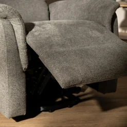 Fotel z funkcją relaksu i masażu szary EXOLI