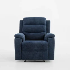 Fotel z funkcją relaksu niebieski ZATRI