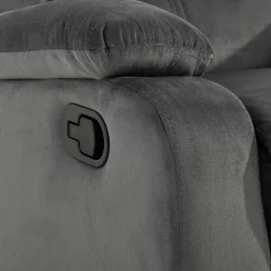 Fotel z funkcją relaksu szary GANIBIO