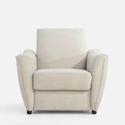 Fotel z pojemnikiem jasnoszary MONO II