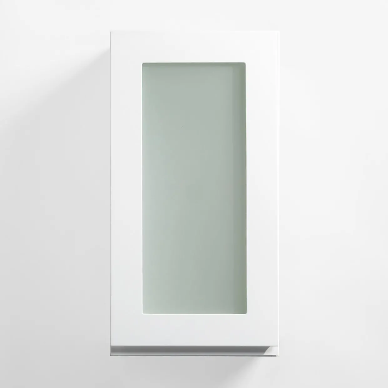 Front przeszklony PIANTA 40x76,5 biały, wysoki połysk