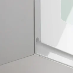 Front przeszklony PIANTA 40x76,5 biały, wysoki połysk