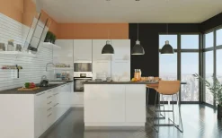 Front szuflady SALSA 40x25,3 biały połysk