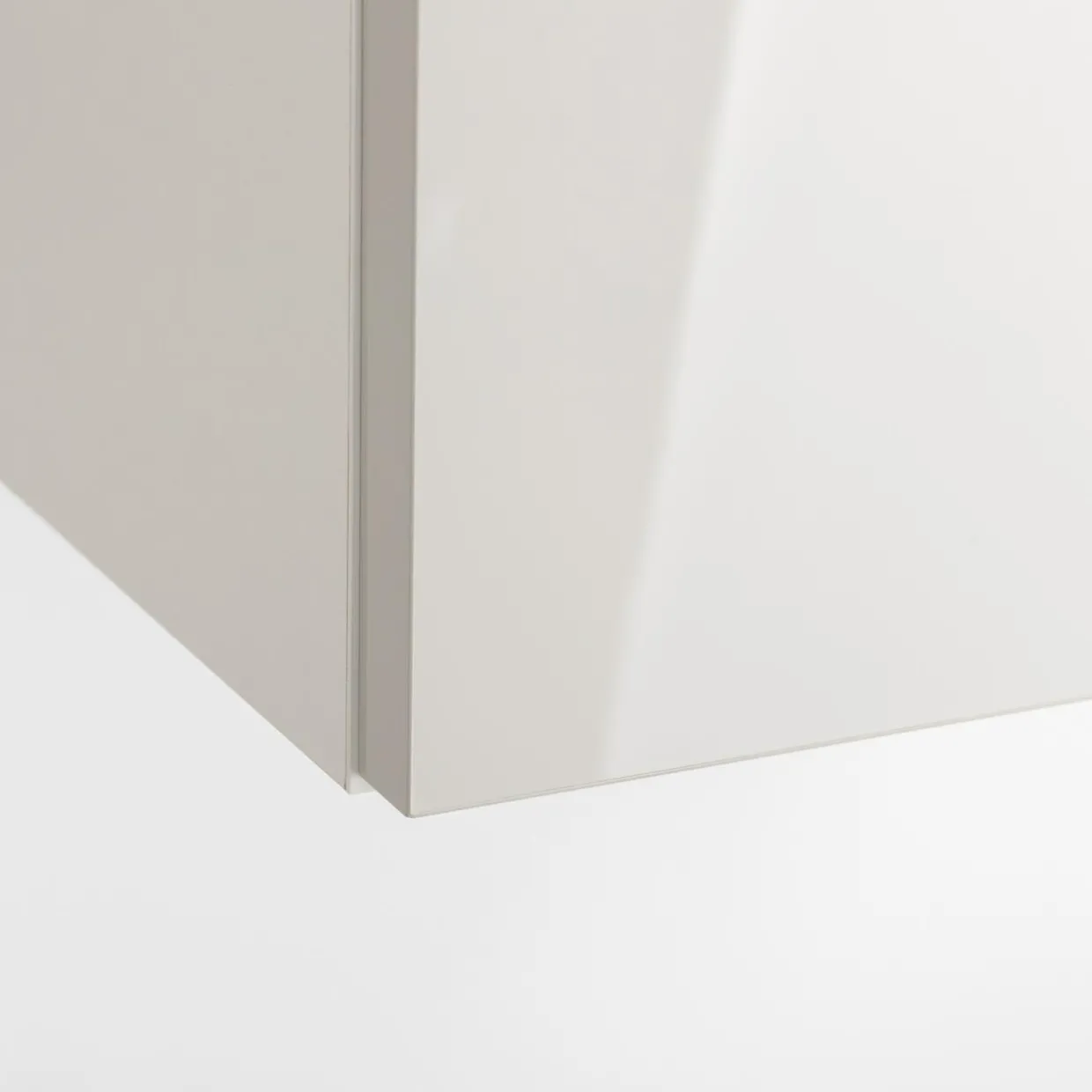 Front szuflady SALSA 80x12,5 jasny szary połysk