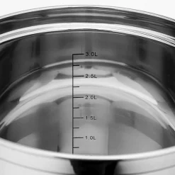 Garnek ze stali nierdzewnej z koszykiem FABIO 3,6 l