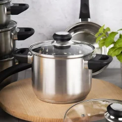 Garnek ze stali nierdzewnej wysoki EMILIO 4,3 l