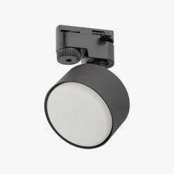 Głowica na szynoprzewód czarna TRACER AVIA z żarówką GX53 LED