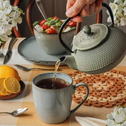 Imbryk z zaparzaczem żeliwny szary KÖNIGHOFFER HANAKO 0,8 l