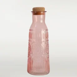 Karafka szklana z korkiem 1L MIX