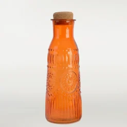 Karafka szklana z korkiem 1L MIX