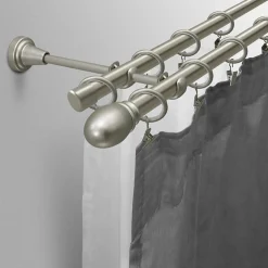 Karnisz podwójny PAR, 160 cm, satyna