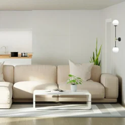 Kinkiet 2 kule czarno-złoty GLAME