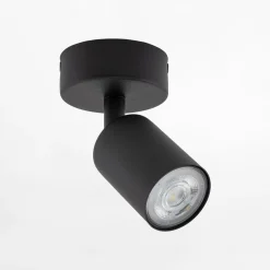 Kinkiet 1 reflektor czarny TOP