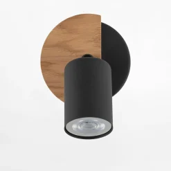 Kinkiet 1 spot rustykalny COVER WOOD