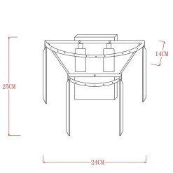 Kinkiet AMEDEO 17106/2W chrom