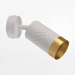 Kinkiet ARRAS 1 spot biały złoty