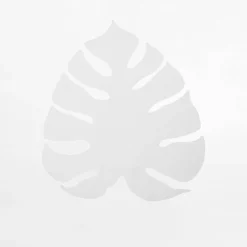 Kinkiet biały liść MONSTERA