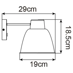 Kinkiet biały mat ORLO