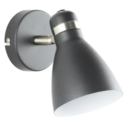 Kinkiet czarny niklowany DELTA