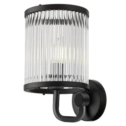 Kinkiet czarny SERGIO 15 cm