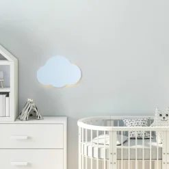 Kinkiet do pokoju dziecięcego niebieski CLOUD