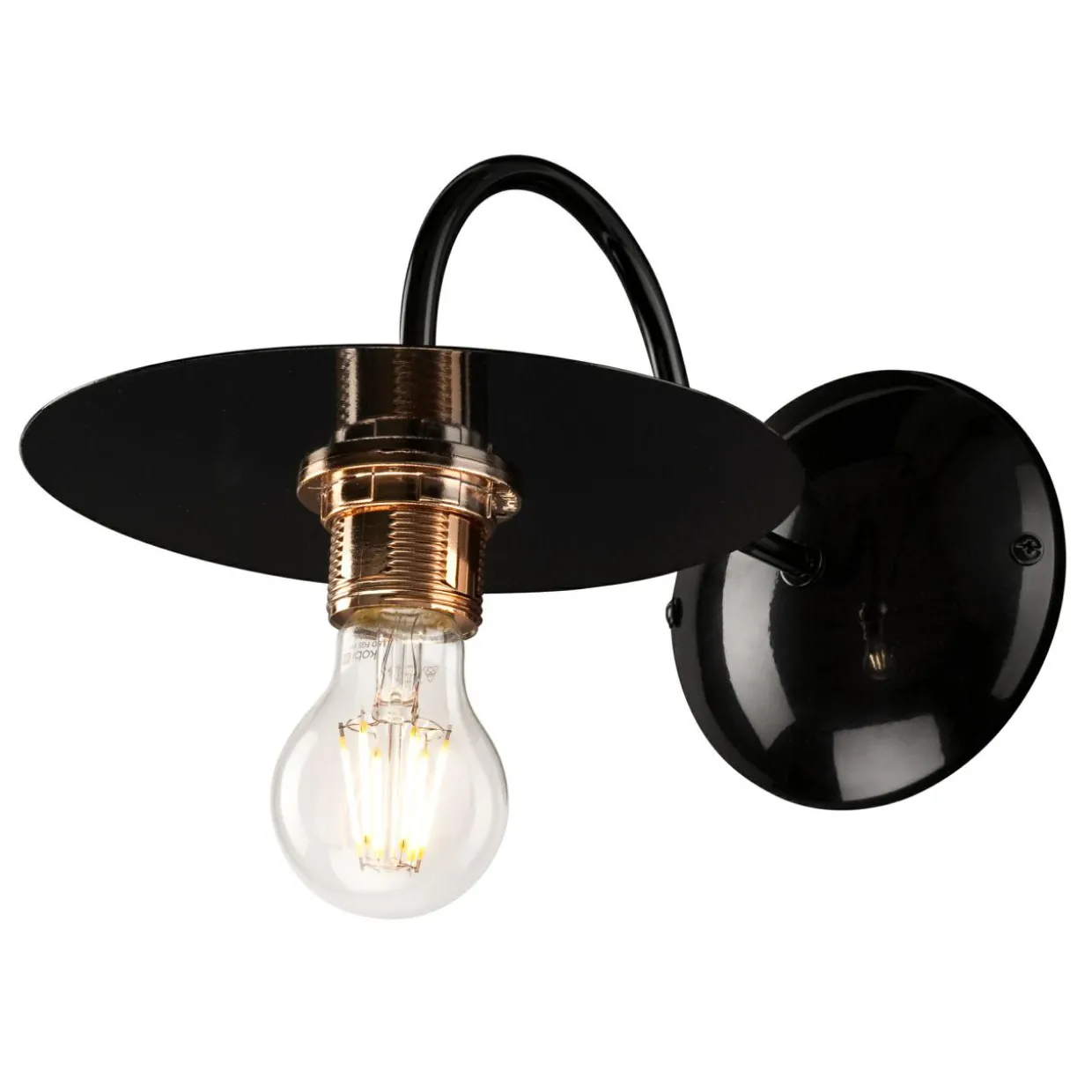 Kinkiet industrialny czarny ALICE